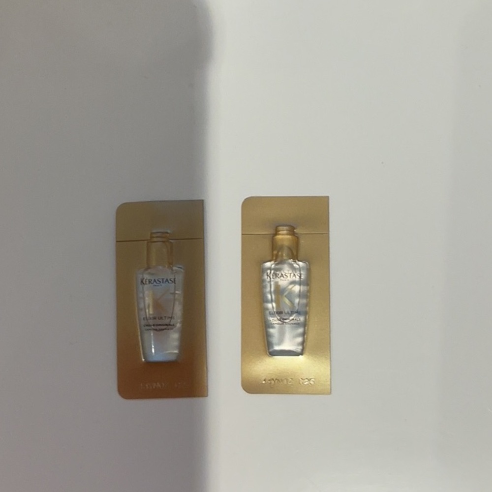 Kerastase Gold and Silver Hair Treatment Samples